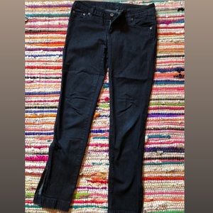 CarMar ankle-zip cropped stretch jeans